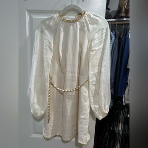 Zimmerman Rouleau Chain Mini Dress